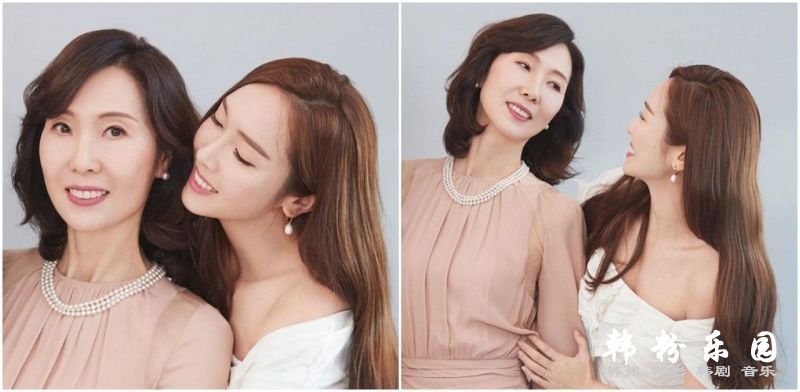 Jessica公开妈妈合影：一家都是美女