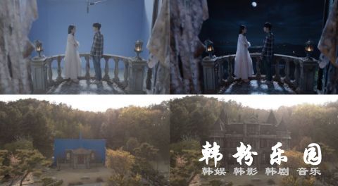 《虽然是精神病但没关系》城堡夜色景色等都是CG展现视觉效果