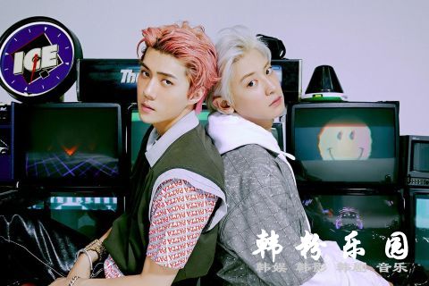 EXO-SC 最新 MV 预告片公开 大走复古迷幻风