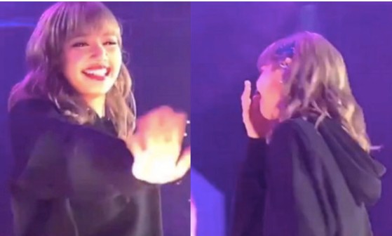 失明歌迷来听演唱会 Lisa 人美心善 感动落泪
