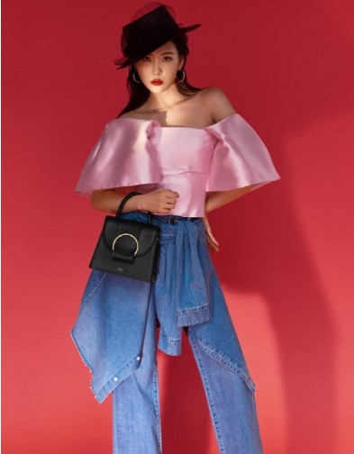 宣美 杂志写真曝光 大胆服饰搭配展现潮女风采