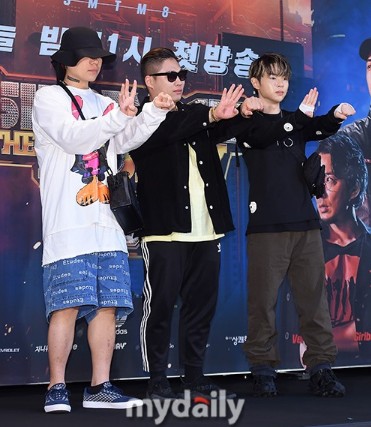 Swings说唱歌手出席《Show Me The Money8》发布会